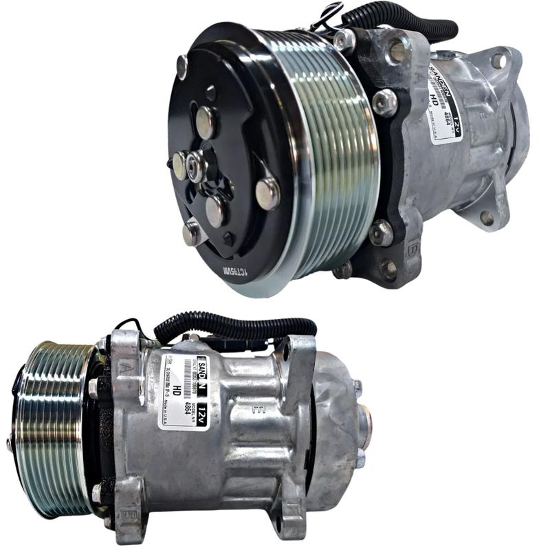 suusan.117.saeさん7-17-5 Compressor Sanden ORIGINAL 4711 7H15 Máquina New Holland 8 Orelhas